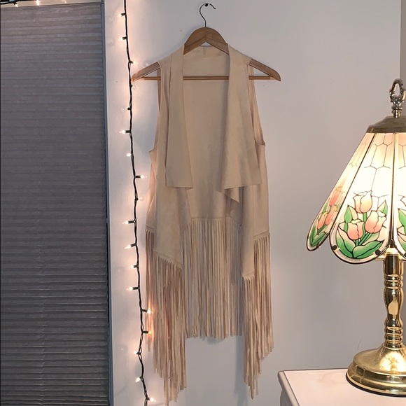 Tan Tassel Cover Up - Picture 1 of 1